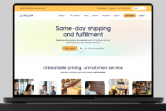 Logistics & Courier Service Website — UI/UX Design & Development